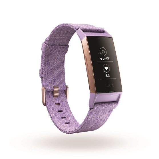 Fitbit 發表 Charge 3，專注游泳防水與時尚設計，新增智慧功能與 SpO2 血氧偵測功能 Fitbit_Charge_3_3QTR_SE_Lavender_Rose_Gold_Period_Tracking_In_Today_Shadow