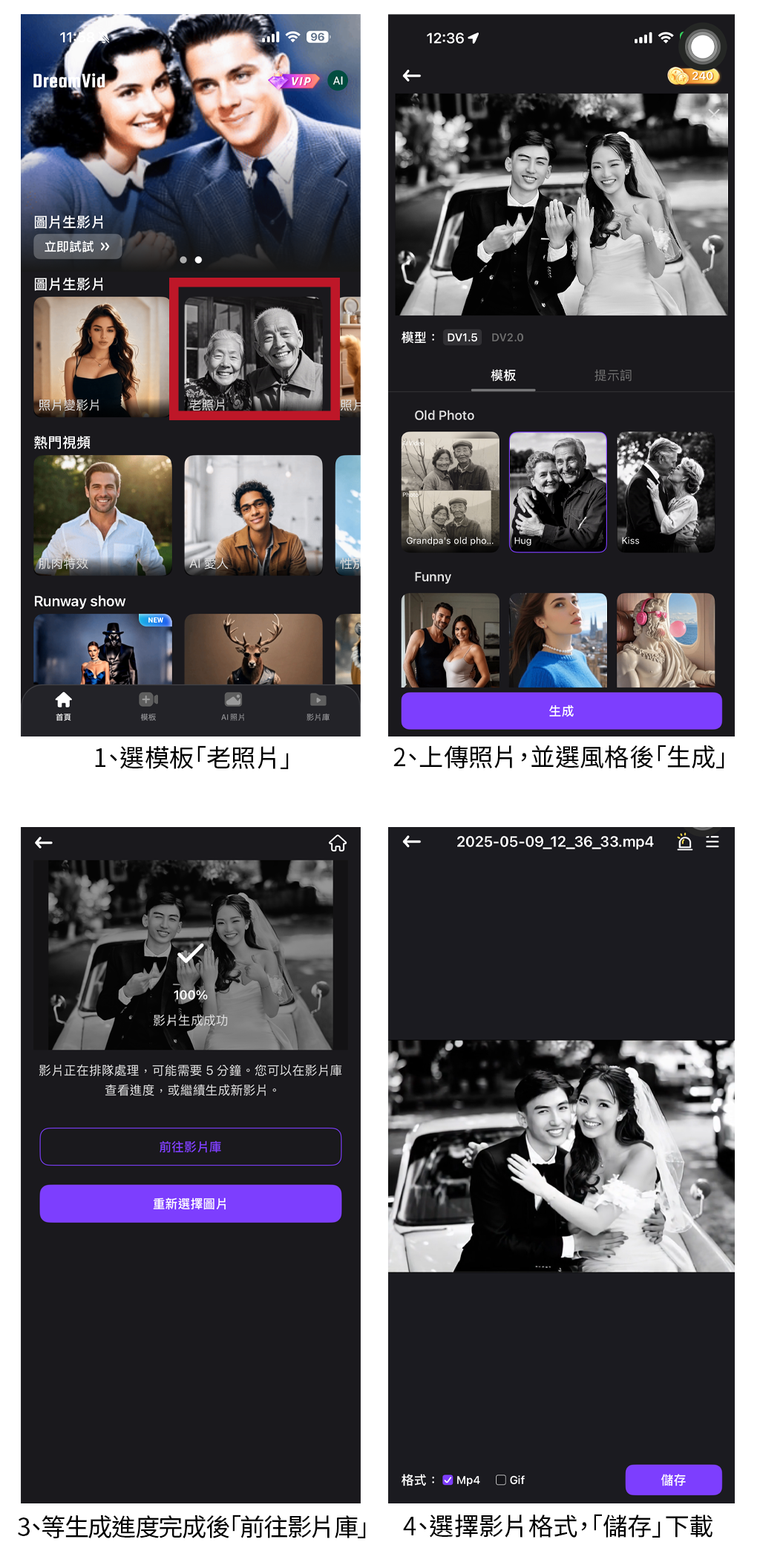 留住你的美好時光:DreamVid AI 把照片變影片,讓回憶動起來 DreamVid-Test1 留住你的美好時光:DreamVid AI 把照片變影片,讓回憶動起來 DreamVid-Test1